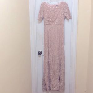 Adrianna Papell Light pink gown